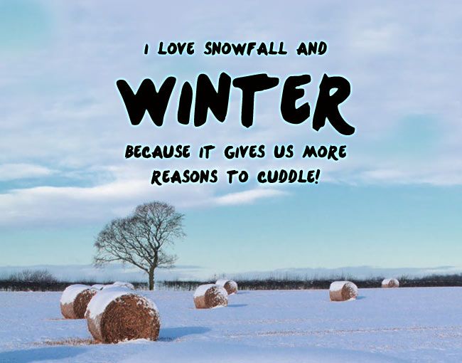 Signatures and quotes about Winter on Instagram for a photo