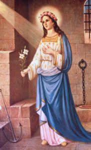 Prayer and Novena to Saint Philomena Martil Christian