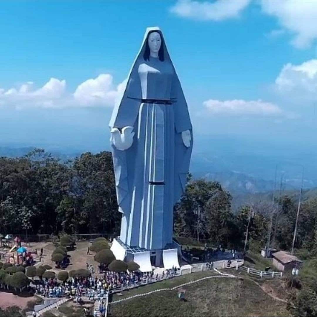 The Virgin of Peace, monument in Trujillo (Venezuela)