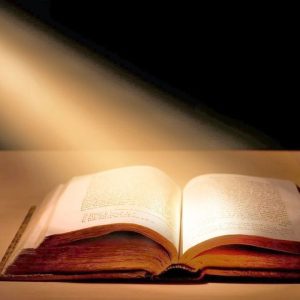 The holy bible and prayer verses